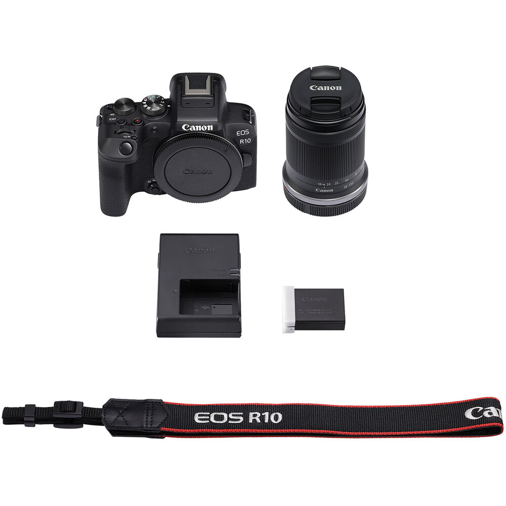 Canon EOS R10 Mirrorless Camera with RF-S 18-150mm f/3.5-6.3 IS STM Lens