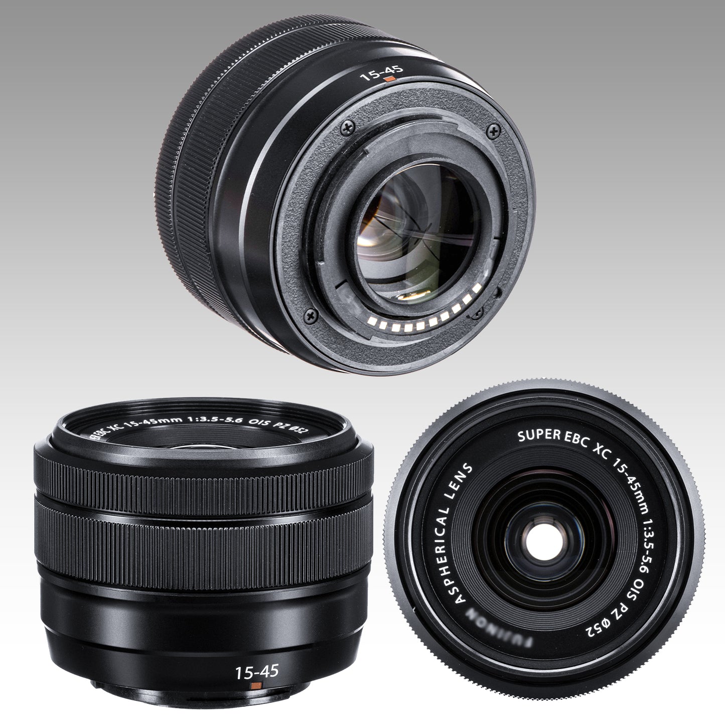 Ultimaxx Essential Fujifilm XC 15-45mm f/3.5-5.6 OIS PZ Lens (Black) Bundle (White Box) - Includes: Protective UV Filter & More (10pc Bundle)