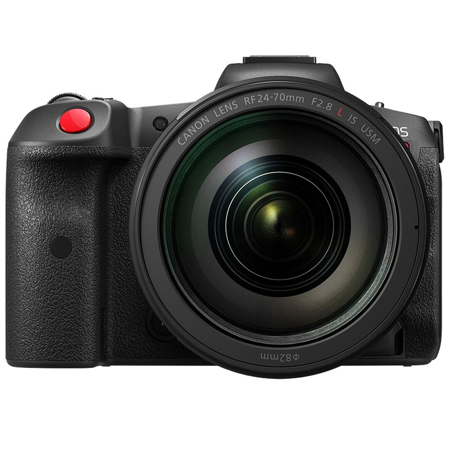 Canon EOS R5 C Mirrorless Cinema Camera w/Canon RF 24-70mm f/2.8 L is USM Lens + LED Video Light + Camera Case + 128GB Memory (15pc Bundle) (Renewed)