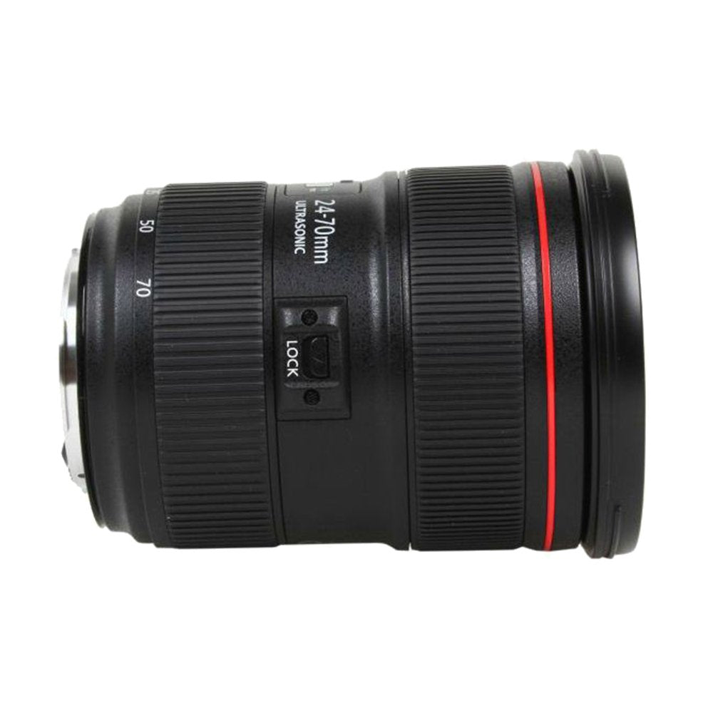 Beach Camera Canon EF 24-70mm f/2.8L II USM Lens Bundle Includes: 24-70mm Lens, Lexar 16GB Professional 600x SDHC UHS-I Memory Card, 3pc. Lens Cleaning Kit, & Lens Cap Keeper
