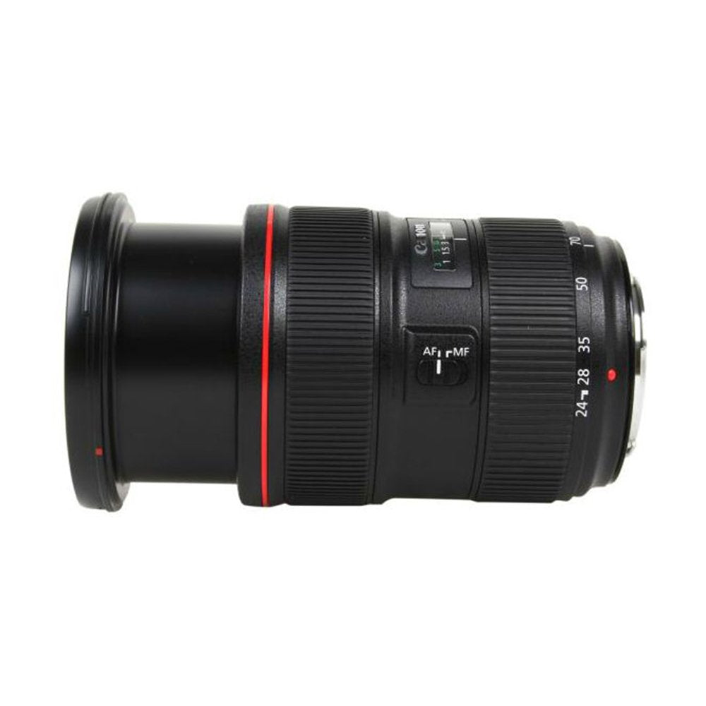 Beach Camera Canon EF 24-70mm f/2.8L II USM Lens Bundle Includes: 24-70mm Lens, Lexar 16GB Professional 600x SDHC UHS-I Memory Card, 3pc. Lens Cleaning Kit, & Lens Cap Keeper