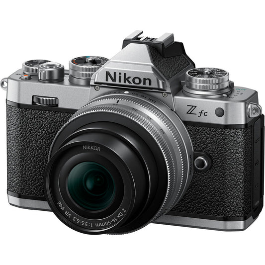 Nikon Zfc Mirrorless Camera with NIKKOR Z DX 16-50mm f/3.5-6.3 VR Lens (Silver)