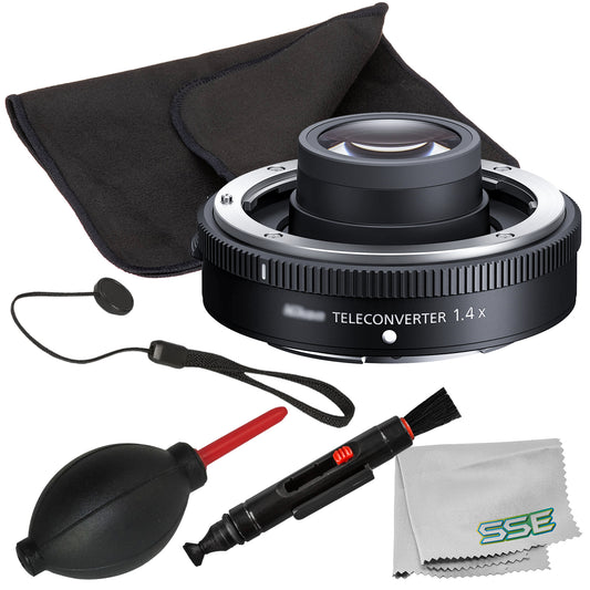 Ultimaxx Starter Nikon Z Teleconverter TC-1.4x Bundle - Includes: Front and Rear Lens Caps, Lens Wrap Case, Universal Lens Cap Keeper & More (8pc Bundle)